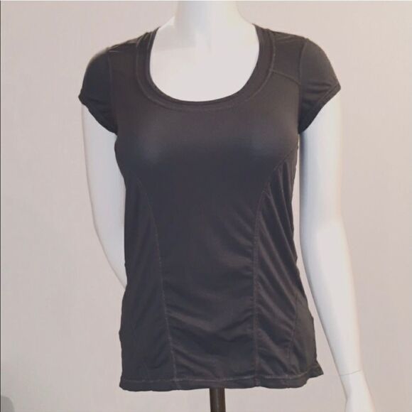 NWOT Zella Gray Sunny Run Athletic Top - Picture 2 of 6